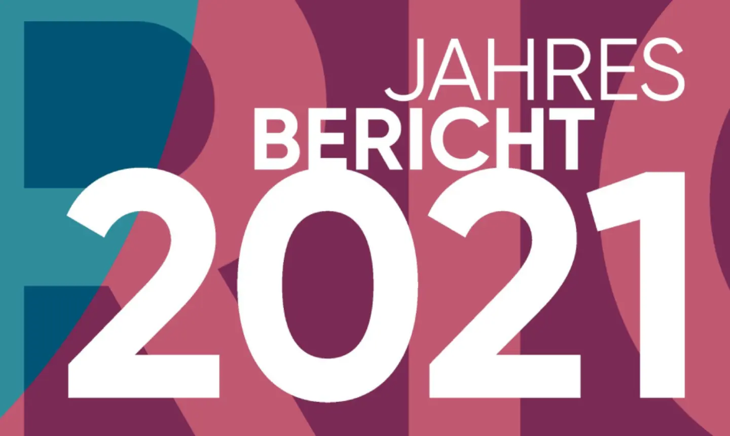 PRIMUS Jahresberichts 2021 mit grafischen Element und Jahreszahl